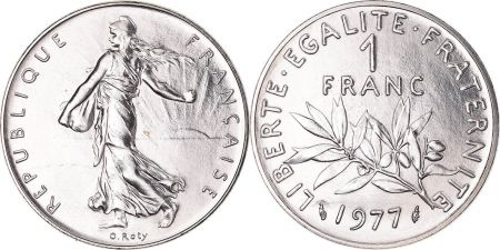 France 1 Franc Semeuse - 1977 - ISSU DE COFFRET