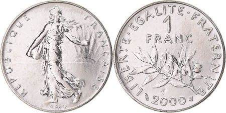 France 1 Franc Semeuse - 2001 Frappe BU