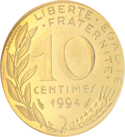 France 10 Centimes BE Marianne 1994