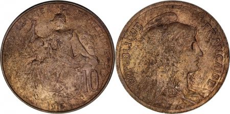 France 10 Centimes Dupuis - 1916 variété étoile