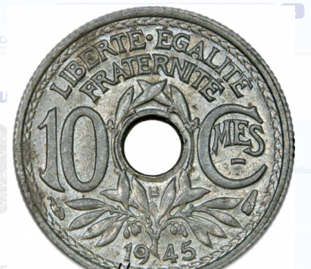 France 10 Centimes Lindauer - 1945 - TTB