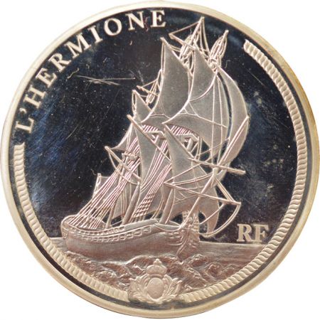 France 10 Euros Argent, L\'Hermione - 2012 Pessac