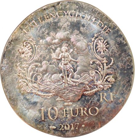 France 10 Euros Argent, Marquise de Pompadour - 2017 Pessac