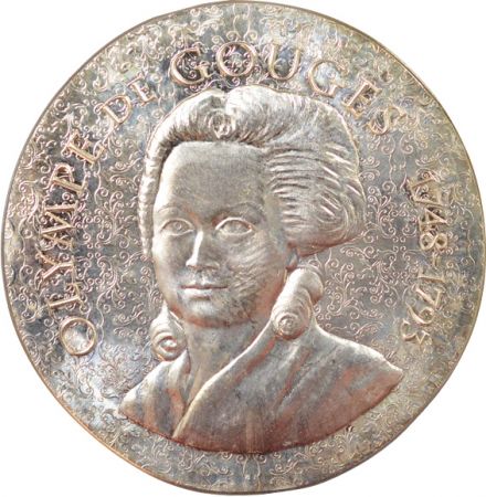 France 10 Euros Argent, Olympe de Gouge - 2017 Pessac