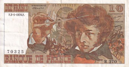 France 10 Francs - Berlioz - 02-01-1976 - Série R.270 - TTB - F.63.16