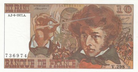 France 10 Francs - Berlioz - 02-06-1977 - Série V.298