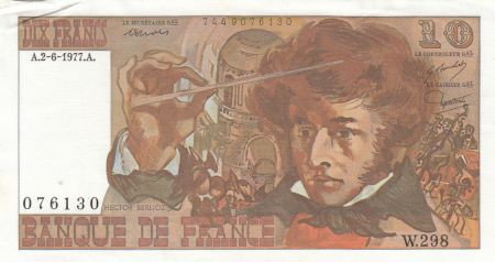 France 10 Francs - Berlioz - 02-06-1977 - Série W.298