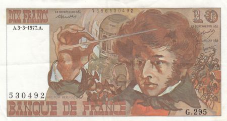 France 10 Francs - Berlioz - 03-03-1977 - Série G.295