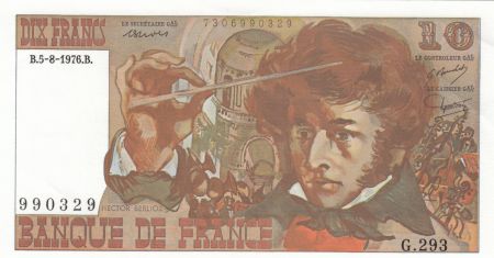 France 10 Francs - Berlioz - 05-08-1976 - Série G.293