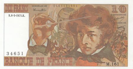 France 10 Francs - Berlioz - 06-03-1975 - Série M.161