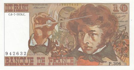 France 10 Francs - Berlioz - 06-07-1978 - Série P.306