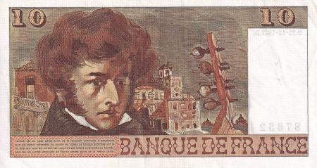 France 10 Francs - Berlioz - 23-11-1972 - Série A.4 - TTB+ - F.63.01