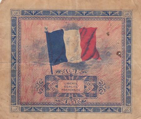 France 10 Francs - Impr. américaine (drapeau) - 1944 - Sans série - TB - VF.18.01