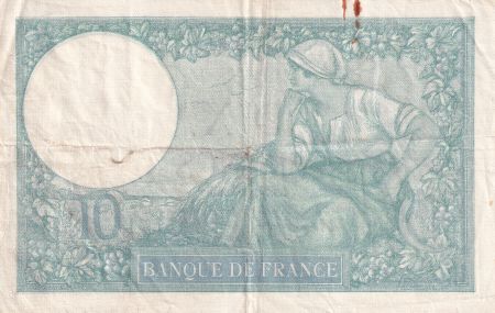 France 10 Francs - Minerve - 07-09-1939 - Série F.71130 - F.07.06