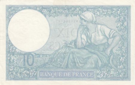 France 10 Francs - Minerve - 26-09-1940 - Série V.76594