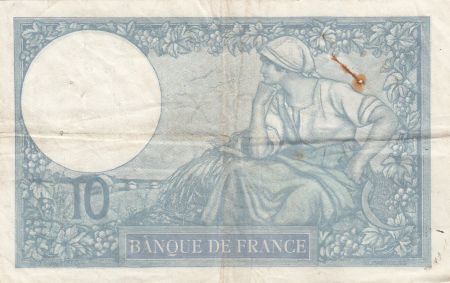 France 10 Francs - Minerve - 28-09-1939 - Série J.72924