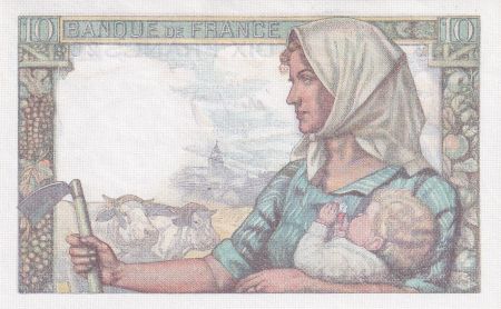 France 10 Francs - Mineur - 15-10-1942 - Série A.12 - F.08.04