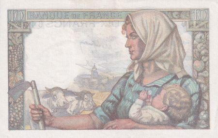 France 10 Francs - Mineur - 20-01-1944 - Série X.78