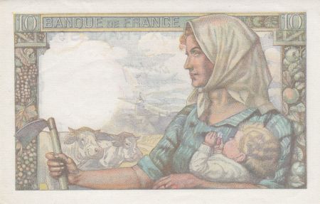 France 10 Francs - Mineur - 22-06-1944 - Série Z.96