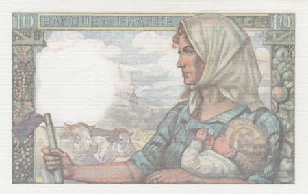 France 10 Francs - Mineur - 26-04-1945 - Série X.102