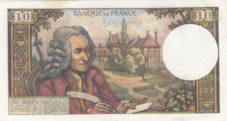 France 10 Francs - Voltaire - 06-04-1967 - Série H.318