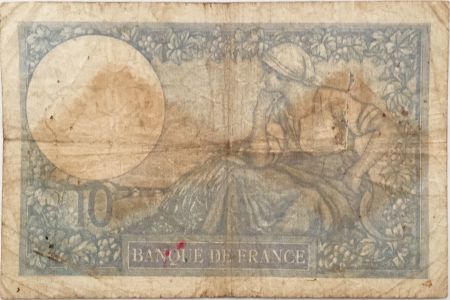 France 10 Francs  Minerve 21-11-1940 - Série K.79854 - PTB