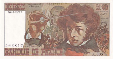 France 10 Francs Berlioz - 06-07-1978 Série K.305