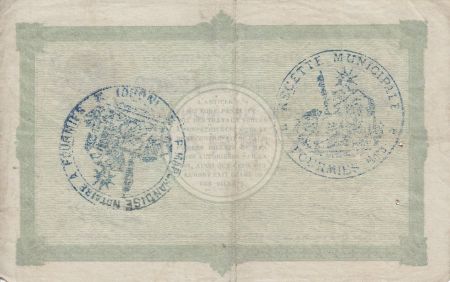 France 10 Francs Fourmies Commune - 1915