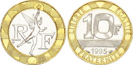 France 10 Francs Génie - 1995 - Bimétal