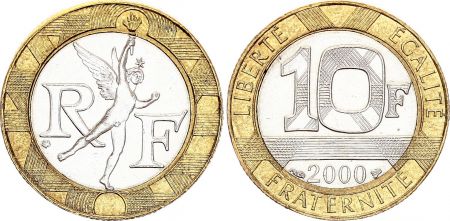 France 10 Francs Génie - 2000 - Bimétal