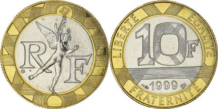 France 10 Francs Génie de la Bastille - 1999 - BU