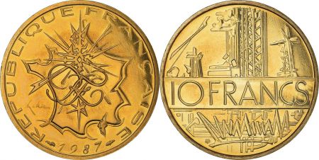 France 10 Francs Mathieu - 1987 - issu de coffret