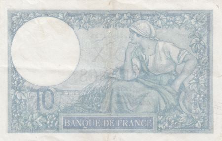 France 10 Francs Minerve - 17-10-1940 - Série B.77777