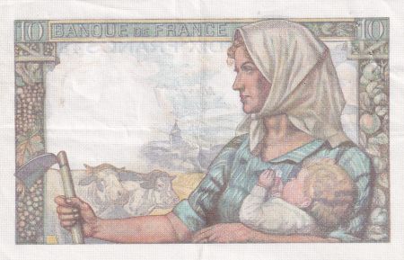 France 10 Francs Mineur - 15-10-1942 Série J.11 - SUP