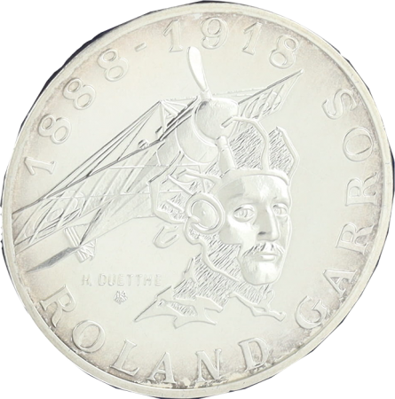 France 10 Francs Roland Garros - 1988 - Argent - BU