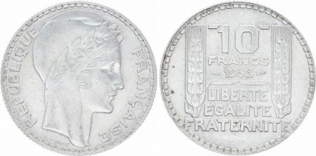 France 10 Francs Turin - 1932 Argent