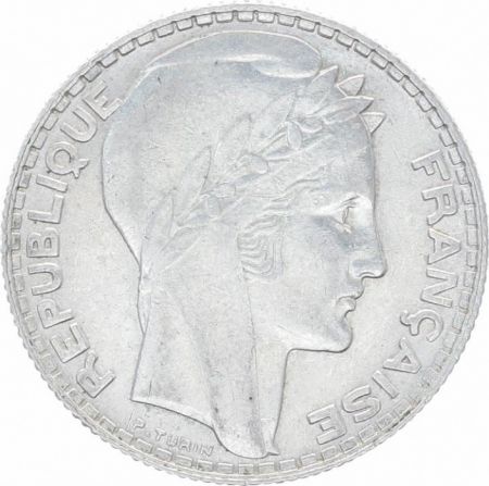 France 10 Francs Turin - 1932 Argent