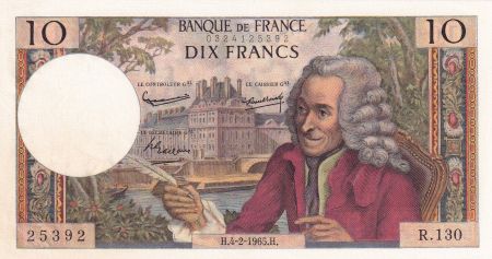 France 10 Francs Voltaire - 04-02-1965 - Série R.130