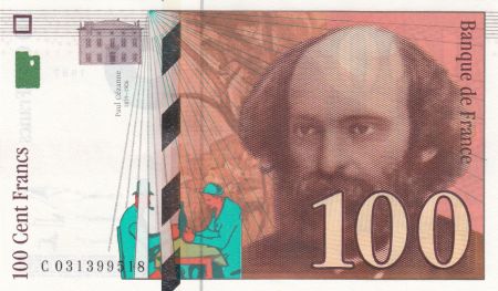 France 100 Francs - Cézanne - 1997 - Série C031