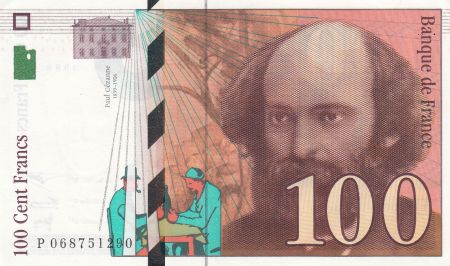 France 100 Francs - Cézanne - 1998 - Série P