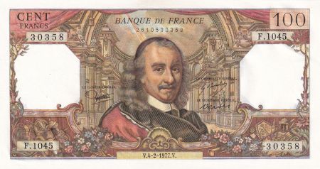 France 100 Francs - Corneille - 04-02-1977 - Série F.1045