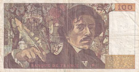 France 100 Francs - Delacroix - 1978 - Série A.2 - F.68.02