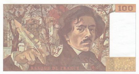 France 100 Francs - Delacroix - 1987 - Série P.127