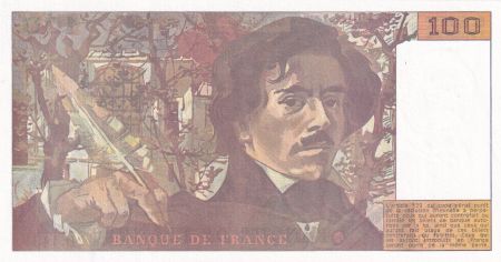 France 100 Francs - Delacroix - 1990 - Série D.143