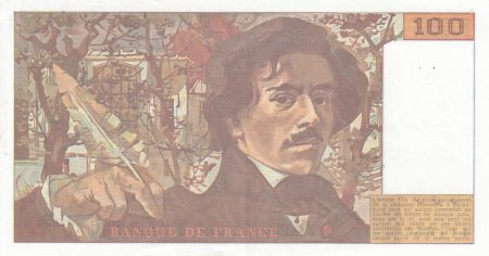 France 100 Francs - Delacroix - 1993 - Série M.214