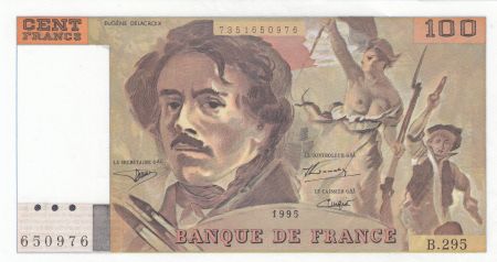 France 100 Francs - Delacroix - 1995 - Série B.295