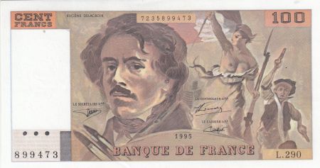 France 100 Francs - Delacroix - 1995 - Série L.290