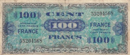 France 100 Francs - Impr. américaine (drapeau) - 1944 - Sans série - Num 55204568