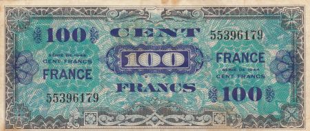 France 100 Francs - Impr. américaine (drapeau) - 1944 - Sans série - Num 55396179