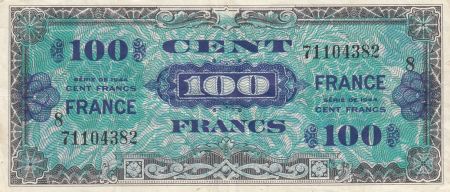 France 100 Francs - Impr. américaine (France) - 1944 - Série 8 - Num 71104382